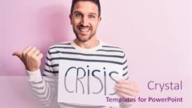  Presentation with economy - Presentation enhanced with young-handsome-man-asking background and a lemonade colored foreground