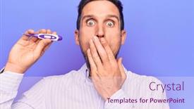  Presentation with temperature - Slide set featuring young-handsome-man-controlling-temperature background and a sky blue colored foreground