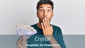  Presentation with swedish - Cool new PPT theme with young-handsome-man-holding-20 backdrop and a ocean colored foreground