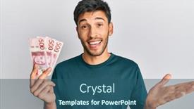  Presentation with swedish - Presentation featuring young-handsome-man-holding-500 background and a ocean colored foreground