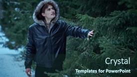  Presentation with black man fashion - Theme consisting of young-handsome-man-in-stylish background and a tawny brown colored foreground