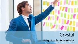  Presentation with wheelchair - Beautiful slides featuring young-handsome-man-in-wheelchair backdrop and a light blue colored foreground