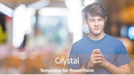  Presentation with blue - PPT layouts featuring young handsome man wearing blue background and a  colored foreground