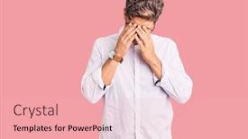  Presentation with business vision - Colorful PPT theme enhanced with young-handsome-man-wearing-business backdrop and a lemonade colored foreground