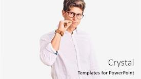  Presentation with lips mouth - Colorful theme enhanced with young-handsome-man-wearing-business backdrop and a white colored foreground