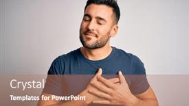  Presentation with handsome - Amazing theme having young-handsome-man-wearing-casual backdrop and a coral colored foreground