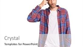  Presentation with skin infection - Audience pleasing PPT theme consisting of young-handsome-man-wearing-casual backdrop and a white colored foreground