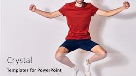  Presentation with handsome - Audience pleasing presentation design consisting of young-handsome-man-wearing-casual backdrop and a light gray colored foreground