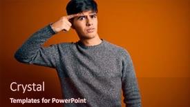  Presentation with skin infection - Audience pleasing theme consisting of young-handsome-man-wearing-casual backdrop and a wine colored foreground