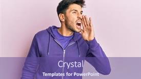  Presentation with handsome - Audience pleasing slide set consisting of young-handsome-man-wearing-casual backdrop and a violet colored foreground