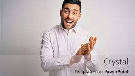  Presentation with elegant - Amazing PPT layouts having young-handsome-man-wearing-elegant backdrop and a light gray colored foreground