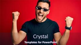  Presentation with handsome - PPT theme enhanced with young-handsome-man-wearing-funny background and a navy blue colored foreground