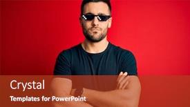  Presentation with funny - Slides with young-handsome-man-wearing-funny background and a tawny brown colored foreground