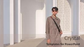  Presentation with glasses - Presentation with young-handsome-man-wearing-glasses background and a coral colored foreground