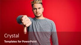  Presentation with golden - Beautiful presentation theme featuring young-handsome-man-wearing-golden backdrop and a wine colored foreground