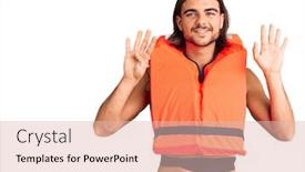  Presentation with nautical - PPT theme enhanced with young-handsome-man-wearing-nautical background and a lemonade colored foreground