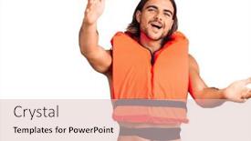  Presentation with nautical - Beautiful slides featuring young-handsome-man-wearing-nautical backdrop and a lemonade colored foreground