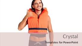  Presentation with nautical - Slide deck with young-handsome-man-wearing-nautical background and a lemonade colored foreground