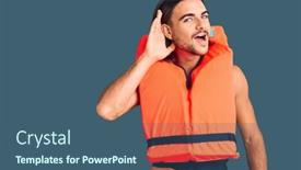  Presentation with nautical - Cool new theme with young-handsome-man-wearing-nautical backdrop and a ocean colored foreground