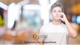  Presentation with lips mouth - PPT theme featuring lips shut as zip background and a coral colored foreground