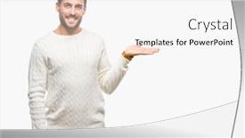  Presentation with hand palm - 