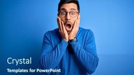  Presentation with beard - Amazing theme having young-handsome-man-with-beard backdrop and a ocean colored foreground