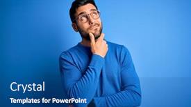  Presentation with beard - Cool new theme with young-handsome-man-with-beard backdrop and a ocean colored foreground