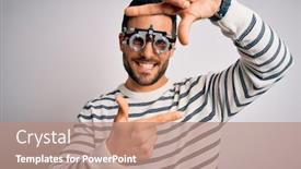  Presentation with beard - Amazing presentation having young-handsome-man-with-beard backdrop and a coral colored foreground