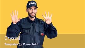  Presentation with beard - Theme having young-handsome-man-with-beard and a navy blue colored foreground