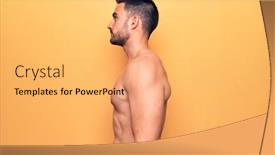  Presentation with beard - Amazing slide deck having young-handsome-man-with-beard backdrop and a yellow colored foreground