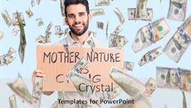  Presentation with beard - Amazing slide deck having young-handsome-man-with-beard backdrop and a lemonade colored foreground