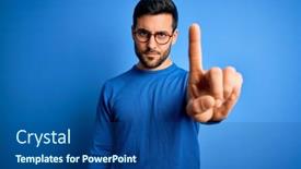  Presentation with beard - Slide deck featuring young-handsome-man-with-beard background and a ocean colored foreground