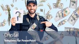  Presentation with beard - Audience pleasing presentation design consisting of young-handsome-man-with-beard backdrop and a ocean colored foreground