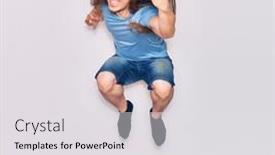  Presentation with heavy metal - Slide set featuring young-handsome-man-with-long background and a light gray colored foreground