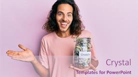  Presentation with long hair man - Audience pleasing presentation consisting of young-handsome-man-with-long backdrop and a lemonade colored foreground
