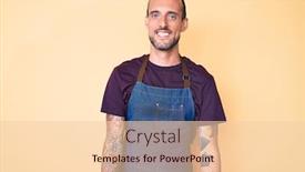  Presentation with barber - Slide deck enhanced with young-handsome-man-with-tattoo background and a lemonade colored foreground