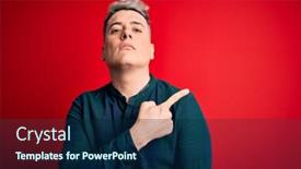  Presentation with modern elegant - Beautiful presentation theme featuring young-handsome-modern-man-wearing backdrop and a navy blue colored foreground