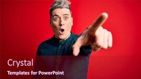  Presentation with modern elegant - PPT theme with young-handsome-modern-man-wearing background and a crimson colored foreground