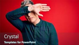  Presentation with modern elegant - Cool new presentation with young-handsome-modern-man-wearing backdrop and a navy blue colored foreground