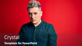  Presentation with modern elegant - Amazing theme having young-handsome-modern-man-wearing backdrop and a navy blue colored foreground