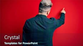  Presentation with modern elegant - Beautiful PPT theme featuring young-handsome-modern-man-wearing backdrop and a navy blue colored foreground