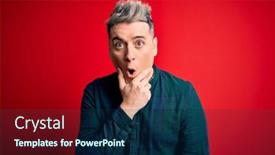  Presentation with modern elegant - Presentation consisting of young-handsome-modern-man-wearing background and a navy blue colored foreground