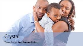  Presentation with african american church family - Amazing PPT layouts having young happy afro american family backdrop and a  colored foreground