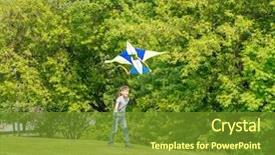  Presentation with filipino child playing - Colorful slides enhanced with young happy child boy playing backdrop and a  colored foreground