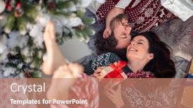  Presentation with relationship - Beautiful theme featuring young-happy-couple-in-love backdrop and a coral colored foreground