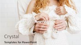  Presentation with young happy couple - PPT layouts with young-happy-couple-posing background and a soft green colored foreground