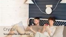  Presentation with scrolling - Slide deck featuring young-happy-husband-and-wife background and a soft green colored foreground