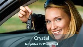  Presentation with weight loss woman showing - Audience pleasing presentation design consisting of young happy woman shows key backdrop and a ocean colored foreground