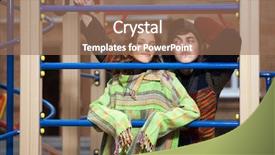  Presentation with hippie - Amazing presentation theme having young hippie couple backdrop and a coral colored foreground