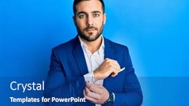  Presentation with simple business - Amazing PPT layouts having young-hispanic-businessman-wearing-business backdrop and a ocean colored foreground